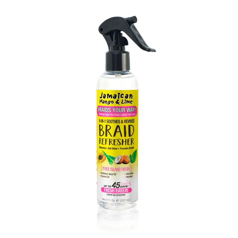 Jamaican mango & lime 6-in-1 soothes & revives braid refresher 237ml