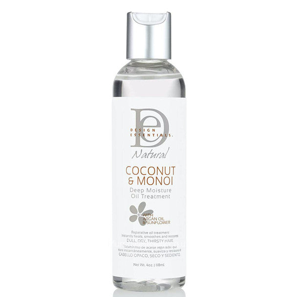 Design Essentials | Coconut & Monoi | Deep Moisture Oil Treatment 4oz