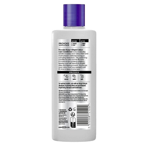 Provoke Touch Of Silver Colour Care Conditioner 200ml - image 2