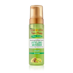 Creme of nature pure honey hair food smoothing & frizz control styling mousse 207ml