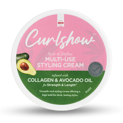Olive oil curlshow multi-use styling cream infused with collagen & avocado oil 12oz