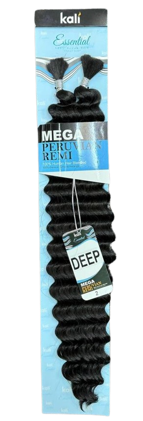 Kali 100% Human Hair Blended Deep Wave Bulk