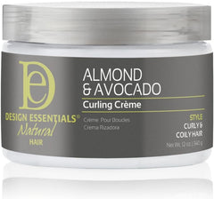 Design essentials almond & avocado curling crème 340g/12oz
