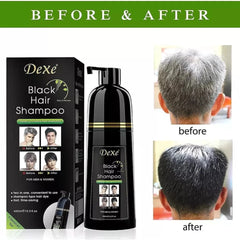Dexe Black Hair Shampoo –  Instant Natural Black Hair Color