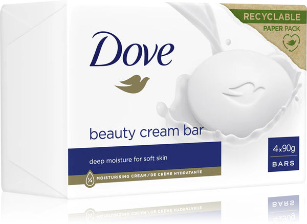 Dove Original Beauty Cream Soap Bar 4 x 90g