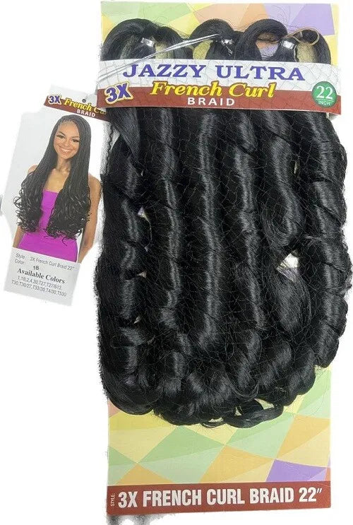 Jazzy 3X French Curl Braid 22" - Beauty Flex UK