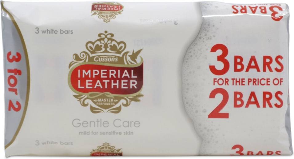 Imperial Leather Gentle Care Bar Soap 100g 3-pack
