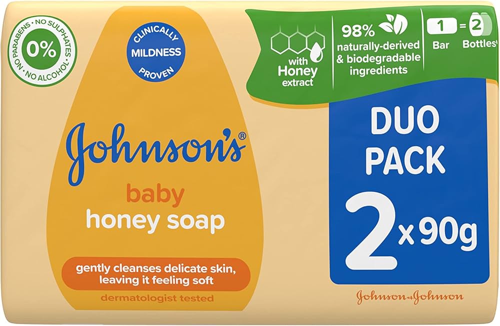 Johnson's® Baby Honey Soap 2x90g