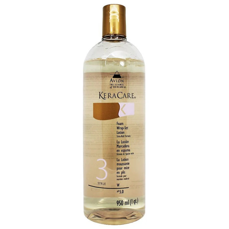 KeraCare Foam Wrap-Set Lotion Extra Hold - 950 ml