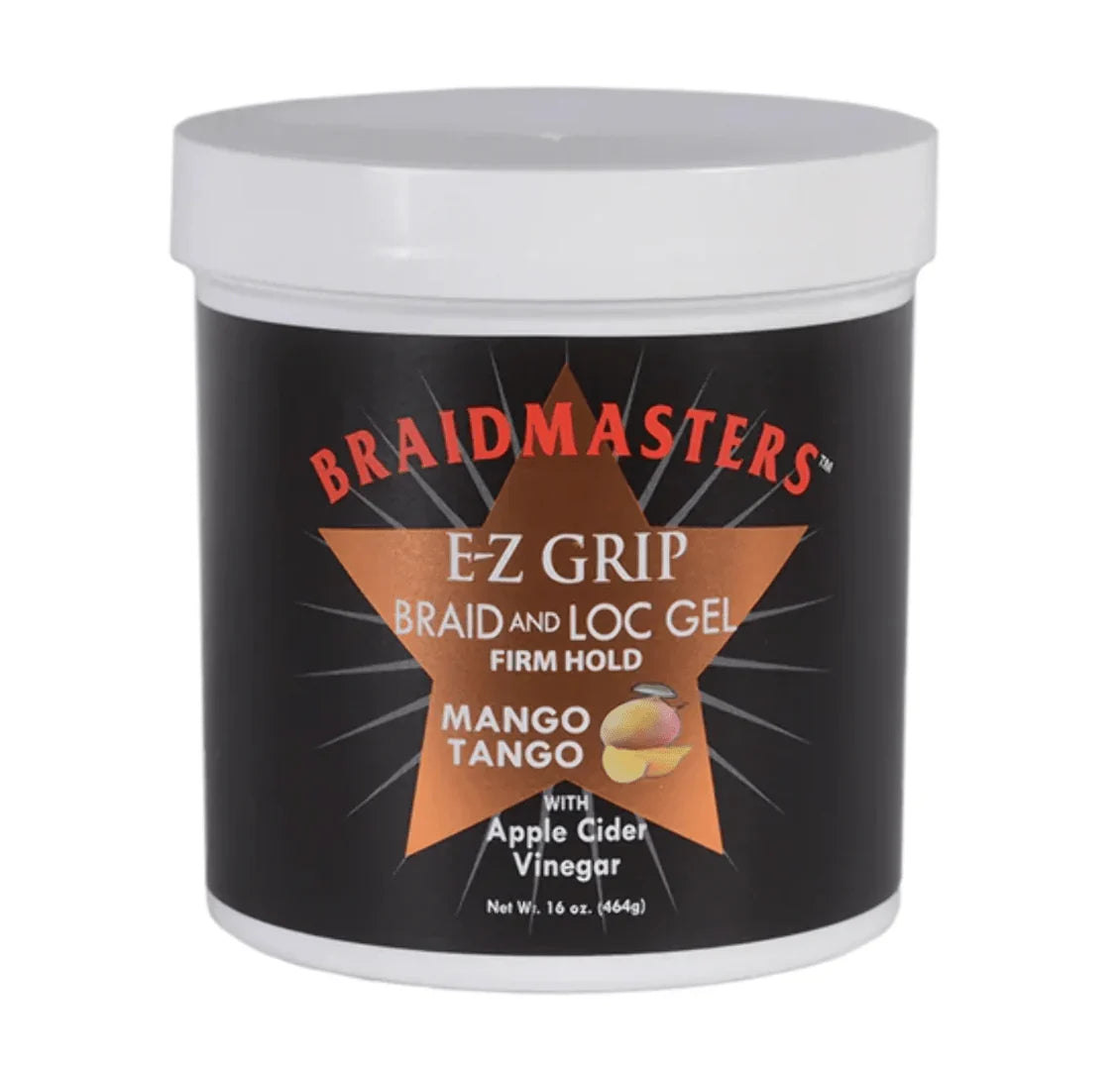 Braid Masters Grip Braid & Loc Gel | Mango Tango or LemonGrass 16oz