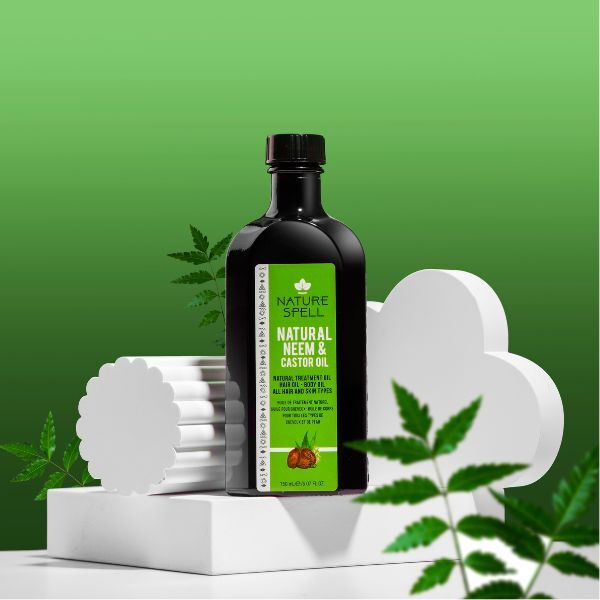 Nature Spell Neem and Castor Hair & Body Oil 150ML