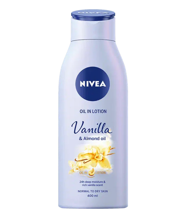Nivea Oil In Lotion Vanilla & Almond Oil Normal To Dry Skin 400ml
