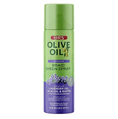 ORS Olive Oil Braid Sheen Spray with Lavender, Acai & Biotin for Hair & Scalp Nourishment 421ml