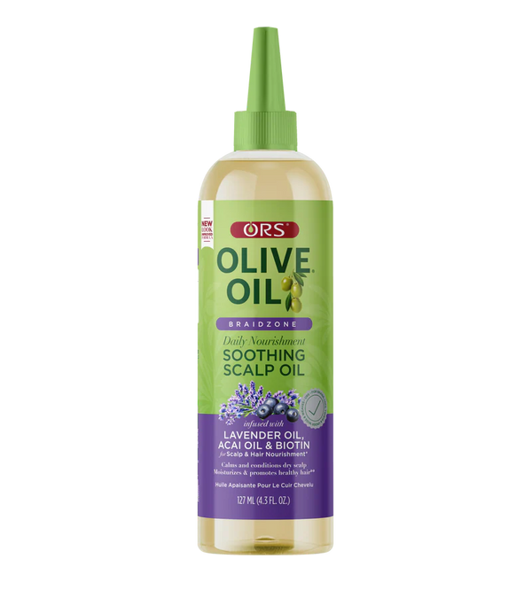 Ors olive oil braidzone soothing scalp oil for scalp & nourishment 127ml