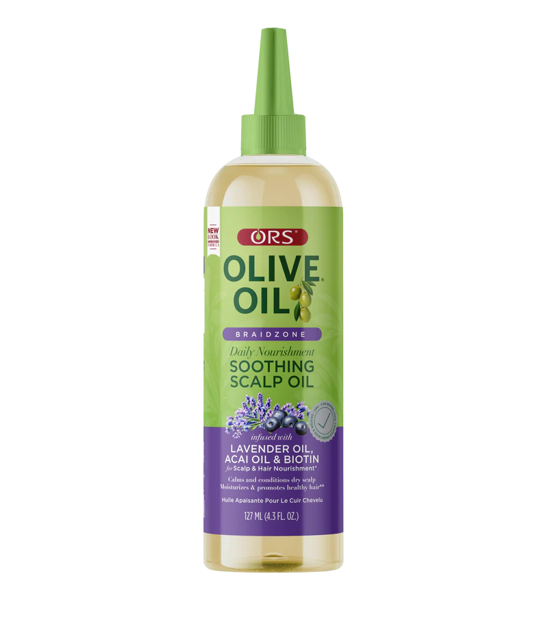 Ors olive oil braidzone soothing scalp oil for scalp & nourishment 127ml