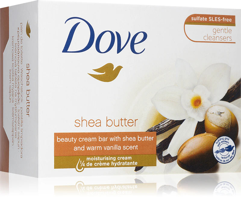Dove Shea Butter Purely Pampering Soap Bar 4 x 90g
