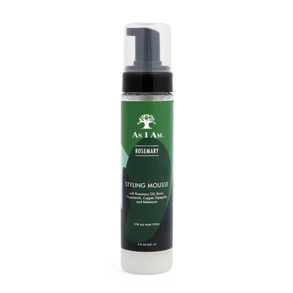 As I am Rosemary Styling Mousse 8oz