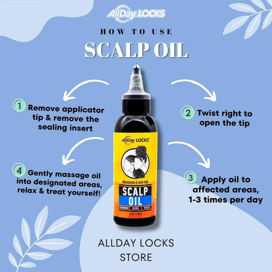 AllDay Locks Scalp Oil 4oz 118ml - image 2