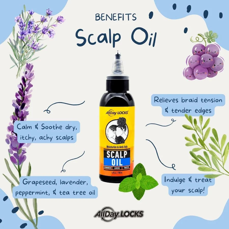 AllDay Locks Scalp Oil 4oz 118ml - image 3
