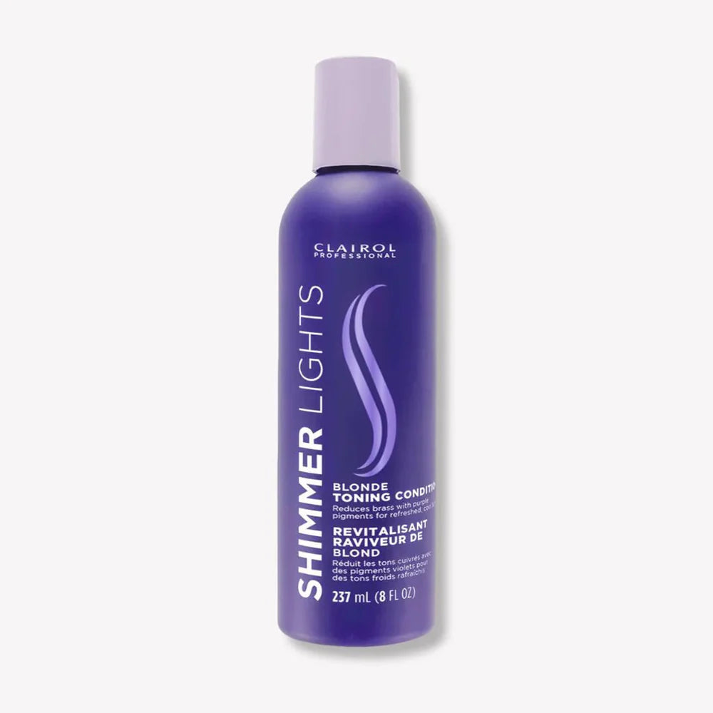 Clairol shimmer lights conditioner for blonde & silver hair 237ml