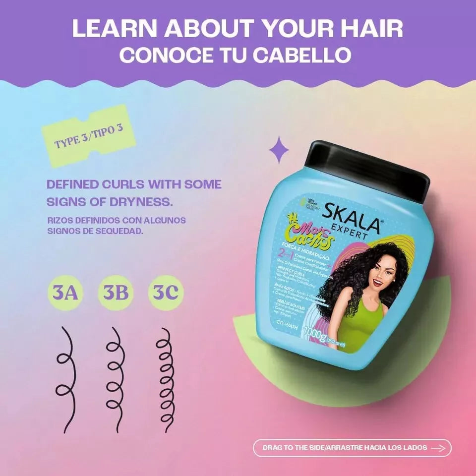Skala Mais Cachos Conditioning Curl Cream (1000ml)