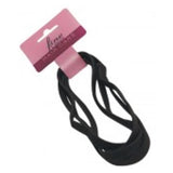 Fine Lines 4 pk Headband and Ponytail Black 6006 | BeautyFlex UK