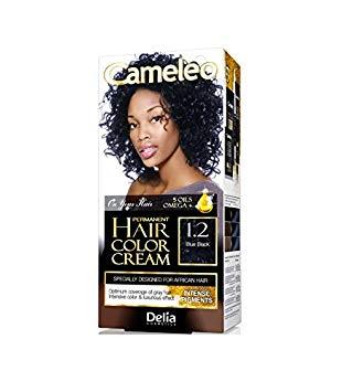 Cameleo Permanent Hair Colour Cream -1.2 Blue Black | BeautyFlex UK