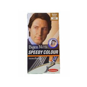 Bigen Mens Speedy Colour Hair Dye - Medium Brown 105 | BeautyFlex UK