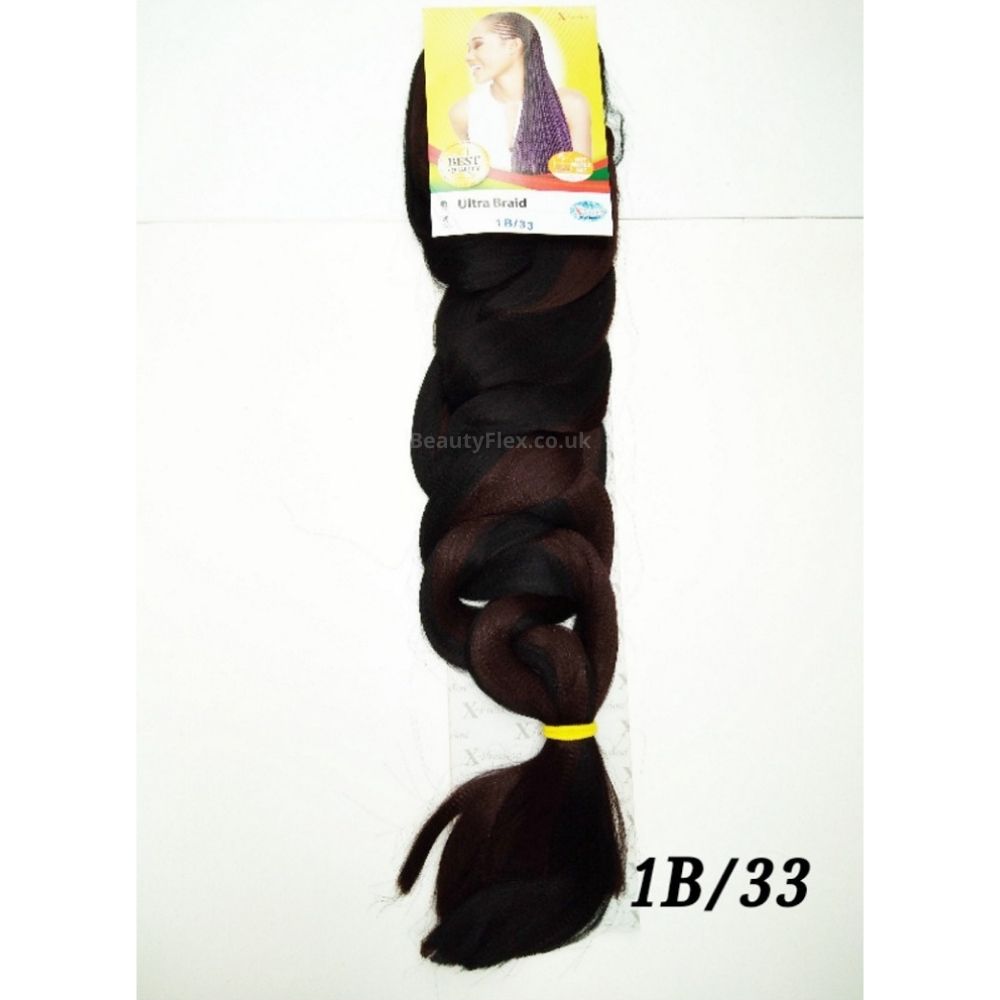 Xpression Ultra Braid Twist Plaits Braiding Bulk Hair Extensions