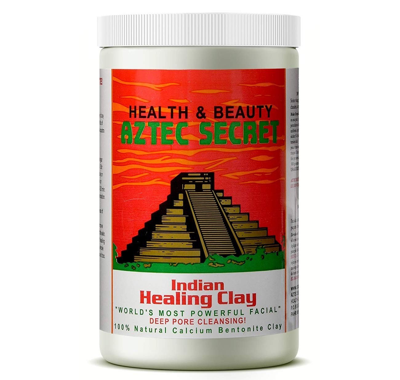 Aztec Secret Indian Healing Clay - Original Jar 2lb | BeautyFlex UK