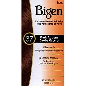 Bigen Permanent Powder Hair Colour All Shades 6g - 37 Dark Auburn | BeautyFlex UK