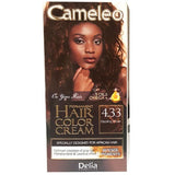 Cameleo Permanent Hair Colour Cream - 4.33 Dazzling Brown | BeautyFlex UK