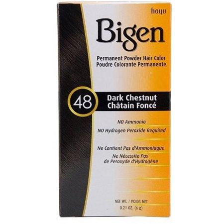 Bigen Permanent Powder Hair Colour All Shades 6g - 48 Dark Chestnut | BeautyFlex UK