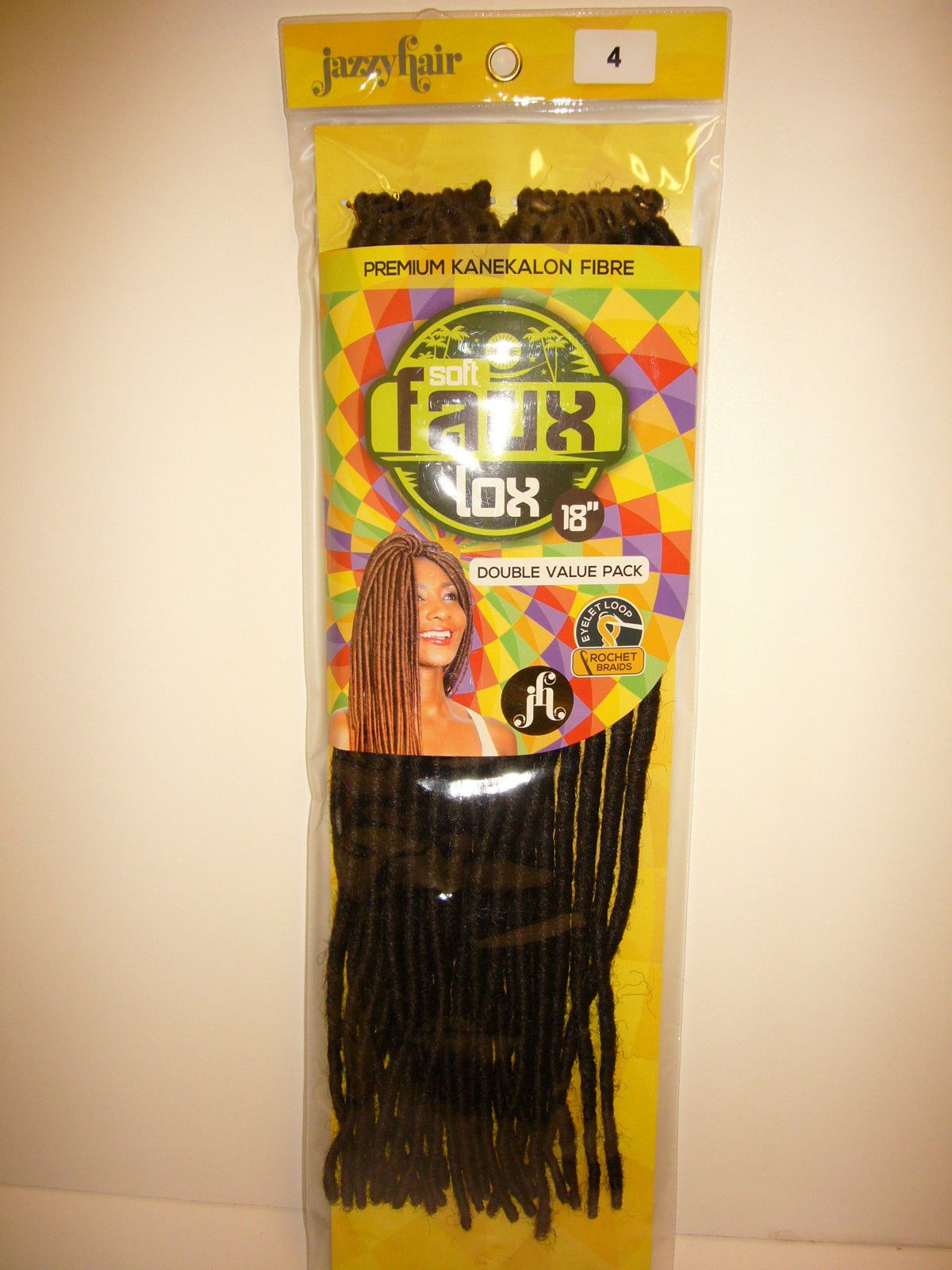 Jazzy Hair Soft Faux Lox Crochet Braid 18 Inches (All Colours)