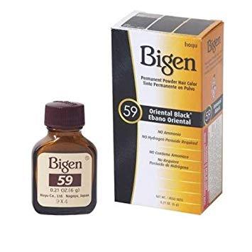 Bigen Permanent Powder Hair Colour All Shades 6g - 59 Oriental Black | BeautyFlex UK