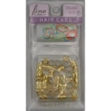 Fine Lines Dreadlock Cuffs Golden Small 6506-4 | BeautyFlex UK