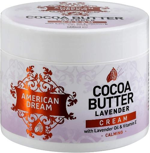 American Dream Cocoa Butter Lavender Cream Jar 500ml | BeautyFlex UK