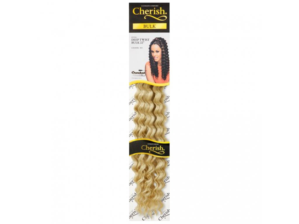 Cherish Deep Twist Bulk 22'' Crochet Hair
