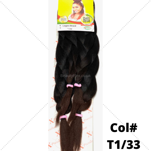 Xpression Ultra Braid Pre-Stretched Braiding Hair Colour T1/33