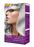 FYNE Permanent Cream Hair Colour - 8/01 Light Grey | BeautyFlex UK