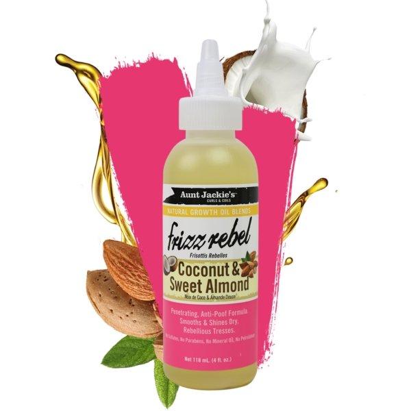 Aunt Jackie's Natural Growth Oil Coconut and Sweet Almond 4oz | BeautyFlex UK