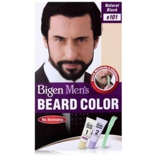 Bigen Mens Speedy Permanent Beard and Moustache Hair Colour Dye B101 Natural Black | BeautyFlex UK