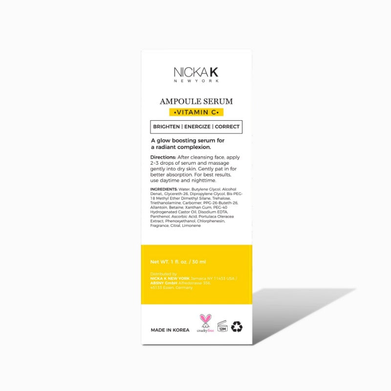 Nicka K Facial Serum - Vitamin C 12ml