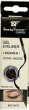 Beauty Forever London BF Gel Eyeliner 2 Brushes in 1 Define and Smudge - Brown 1