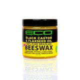 Eco Styler 100% pure brazilian beeswax with black castor & flaxseed oil 4oz | BeautyFlex UK