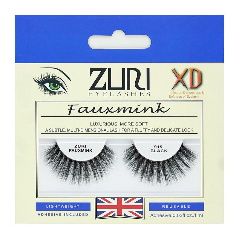 Zuri Eyelashes Faux-Mink Lashes - Beauty Flex UK