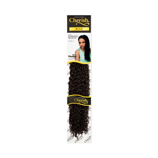Cherish Bohemian bulk braid 20 Inch braiding crochet hair extensions 4