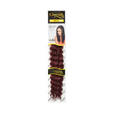 Cherish Deep Twist Bulk 22 inch Crochet Braiding Hair 99J Wine Red| BeautyFlex UK