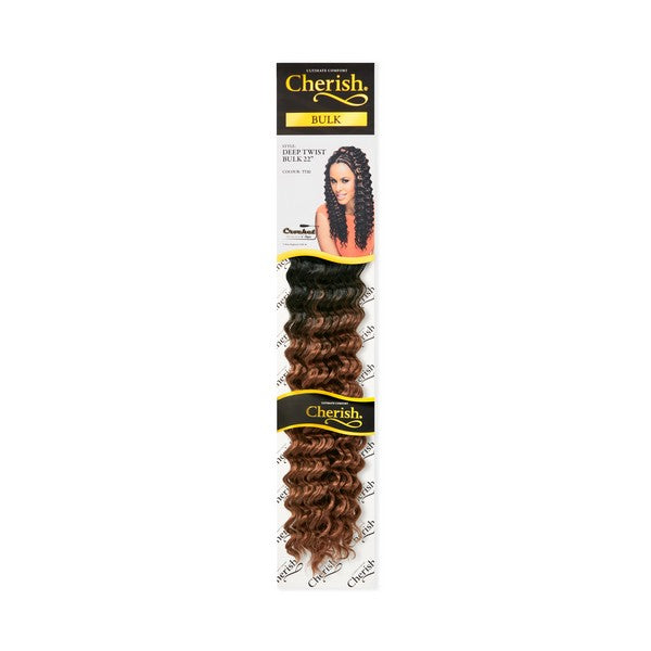Cherish Deep Twist Bulk 22 inch Crochet Braiding Hair T30 | BeautyFlex UK