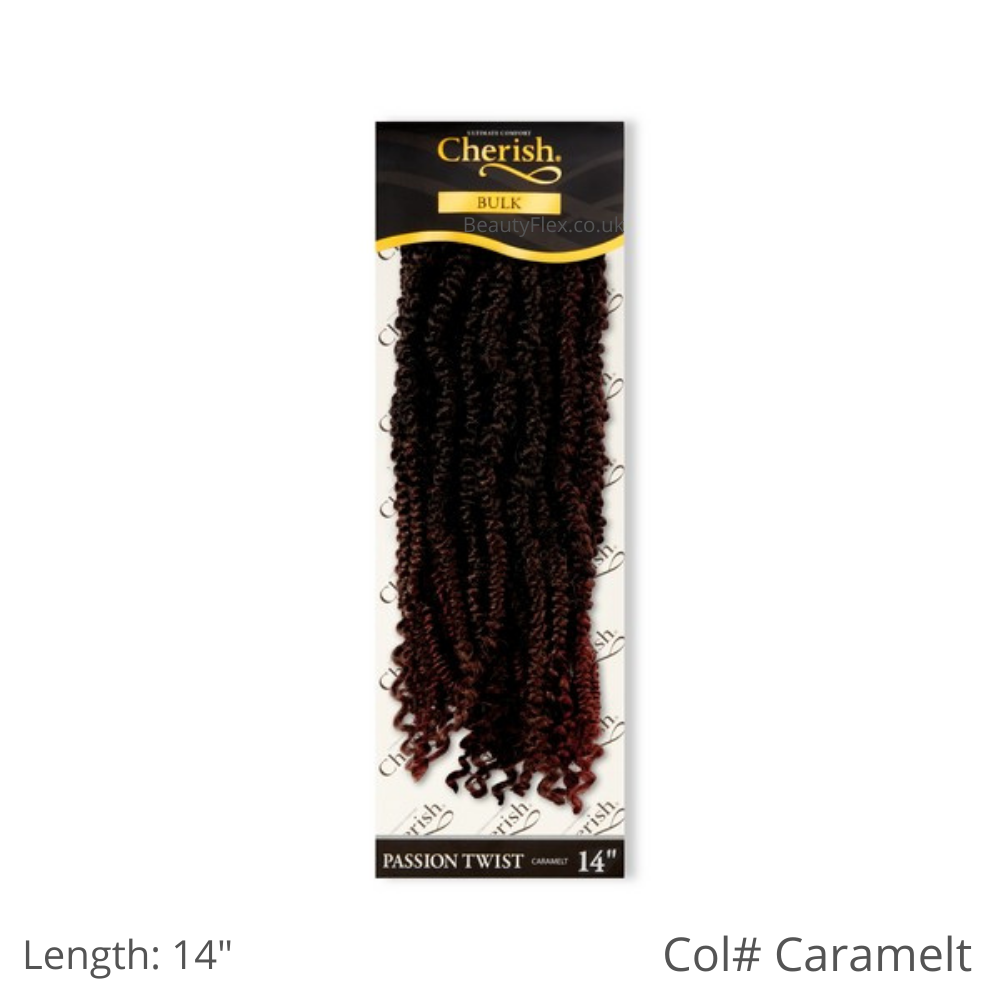 Cherish Passion Twist Crochet Hair Braid 14 inch-18 inch Caramelt | BeautyFlex UK